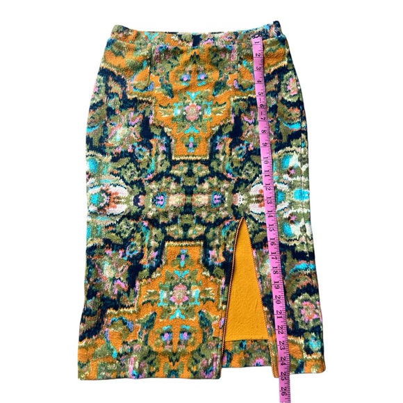 Maeve Anthropologie Women’s Pull On Tapestry Style Stretch Pencil Skirt, Small - Picture 11 of 11